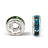 Brass Grade A Rhinestone Spacer Beads RB-A014-Z6mm-S-5
