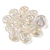 UV Plating Rainbow Iridescent Acrylic Beads OACR-P010-17E-1