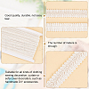 Polyester Braided Lace Trim OCOR-WH0074-92A-4