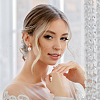  16Pcs 8 Style Star & Heart Brass Clip-on Earring Findings KK-TA0001-26-9