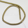 Electroplate Non-magnetic Synthetic Hematite Beads Strands X-G-J164A-4mm-07-2