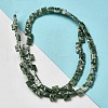 Natural Green Spot Jasper Beads Strands G-F762-A21-01-2