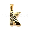 Golden 304 Stainless Steel Pendants STAS-K300-01G-K-1