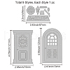 Carbon Steel Cutting Dies Stencils DIY-WH0309-1072-6