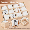 12 Slots Wooden Watch Organizer Trays AJEW-WH0471-143C-4