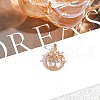 Stainless Steel Rhinestone Pendants PW-WGE6316-01-1