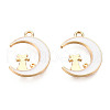 Alloy Enamel Kitten Pendants FIND-N048-028C-2