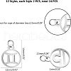 Unicraftale 304 Stainless Steel Charms STAS-UN0003-66P-3