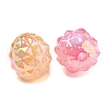 UV Plating Luminous Acrylic Beads X-MACR-D024-22-3