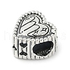 925 Sterling Silver European Beads STER-R005-02AS-08-2