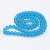 Transparent Glass Bead Strands GLAA-S031-12mm-37-2