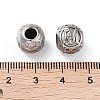 304 Stainless Steel Rhinestone European Beads STAS-A092-10M-P-3