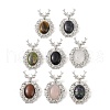 Natural Mixed Gemstone Pendants G-A226-02P-A-1