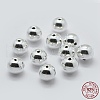925 Sterling Silver Spacer Beads STER-K171-45S-6mm-3