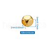  Jewelry Brass Cube Spacer Beads KK-PJ0001-02-9