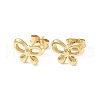 Ion Plating(IP) 304 Stainless Steel Stud Earring for Women EJEW-I285-25G-1