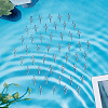HOBBIESAY 50Pcs 304 Stainless Steel Pendants STAS-HY0001-50-5