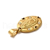 PVD Vacuum Plating 304 Stainless Steel Pendants STAS-H173-01G-3