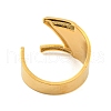 PVD Vacuum Plating 201 Stainless Steel Cuff Rings RJEW-Z032-01G-Z-4