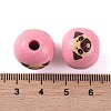 Wood European Beads WOOD-G021-01F-3