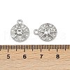 Alloy Rhinestone Pendants PALLOY-P311-03P-3