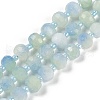 Natural Dyed White Jade Beads Strands G-H057-A22-08-1