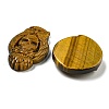 Halloween Natural Tiger Eye Carved Cabochons G-U006-03-2