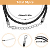 SUNNYCLUE 30Pcs Trendy Braided Imitation Leather Necklace Making NJEW-SC0001-31-2