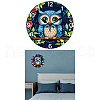 MDF Printed Wall Clock HJEW-WH0058-032-8
