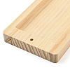 Iron Jewelry Display Stand with Wood Tray AJEW-Z032-01B-4