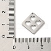 Non-Tarnish 304 Stainless Steel Pendants STAS-O005-19P-3