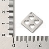 304 Stainless Steel Pendants STAS-O005-19P-3