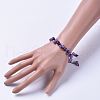 Adjustable Nylon Cord Braided Bead Bracelets BJEW-JB04520-02-4
