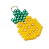Glass Seed Beaded Pendants PALLOY-MZ00517-02-3