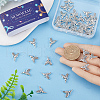 SUNNYCLUE 100PCS Tibetan Style Alloy Hummingbird Charms Pendants TIBEP-SC0002-63-3