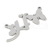 Non-Tarnish 304 Stainless Steel Pendants STAS-L279-002P-H-2