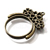 Alloy Open Back Bezel Pendants PALLOY-I223-13AB-2
