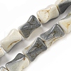 Baking Paint Synthetic Turquoise Beads Strands G-H060-06B-1
