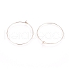 Ion Plating(IP) 316L Surgical Stainless Steel Hoop Earring Findings X-STAS-D164-01RG-2