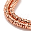 Electroplated Synthetic Non-Magnetic Hematite Beads Strands G-I360-C01-03-3