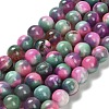 Dyed Natural Agate Beads Strands G-G203-09E-10mm-2