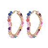 201 Stainless Steel Hoop Earrings EJEW-JE04117-2