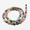 Natural Indian Agate Beads Strands G-N0173-02-6x8mm-2