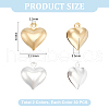 Unicraftale 60Pc 2 Colors Brass Charms FIND-UN0015-50-3