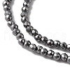 Electroplate Beads Strands EGLA-H104-01C-3