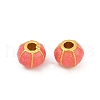 Brass Enamel Beads KK-Q081-04B-MG-1