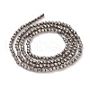 Electroplate Glass Beads Strands X-GLAA-H021-01A-FP12-4