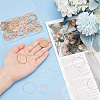 Olycraft Brass Linking Rings KK-OC0001-06-FF-3