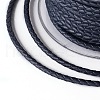 Braided Cowhide Cord WL-I003-3mm-B-14-3