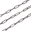304 Stainless Steel Paperclip Chains STAS-K209-07EB-1